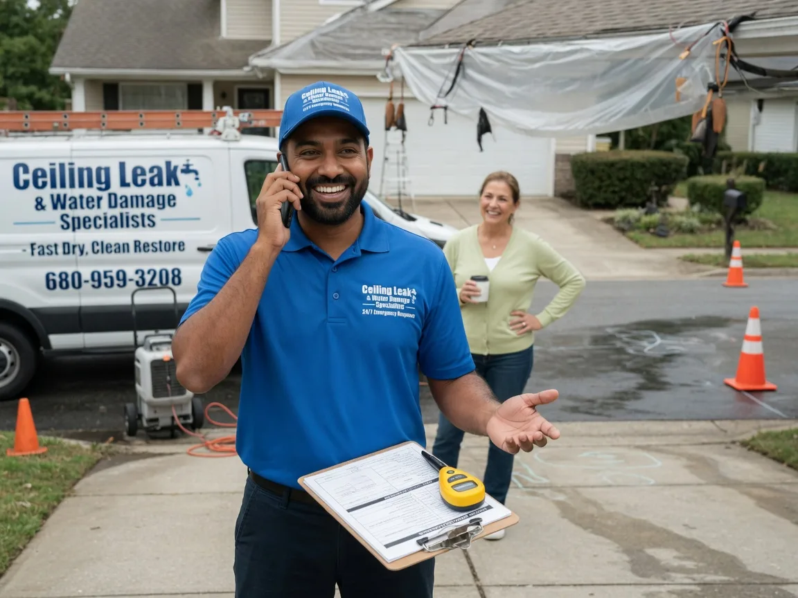 Ceiling Leak Cleanup Wyatt, MO FAQs